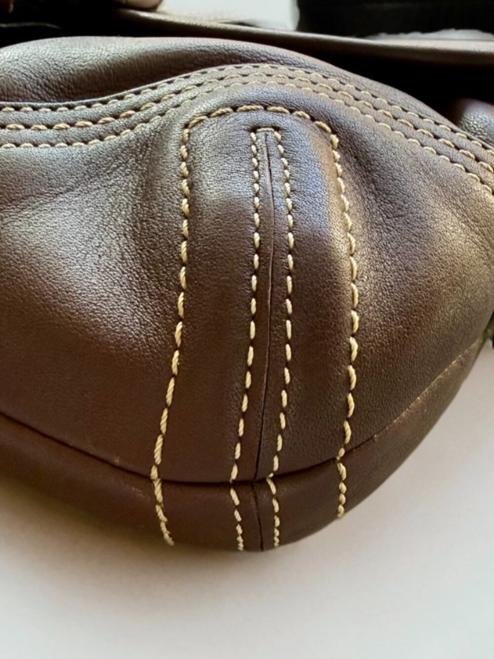 Coach Chocolate Brown Leather Mini Small Soho Shoulder Bag F10188 - Picture 4 of 11
